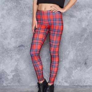 BlackMilk Tartan Red Toasties - XS